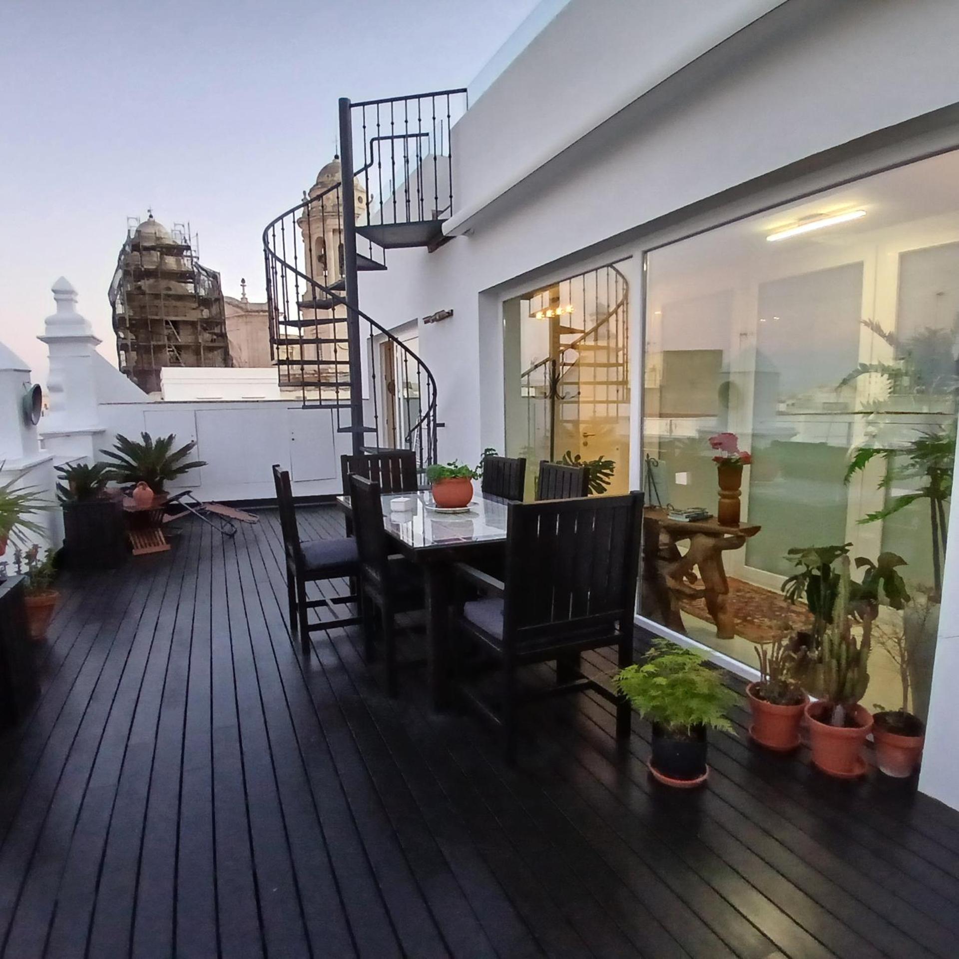 ***** Attic With Impressive Views And Jacuzzi Apartment Cadiz Ngoại thất bức ảnh