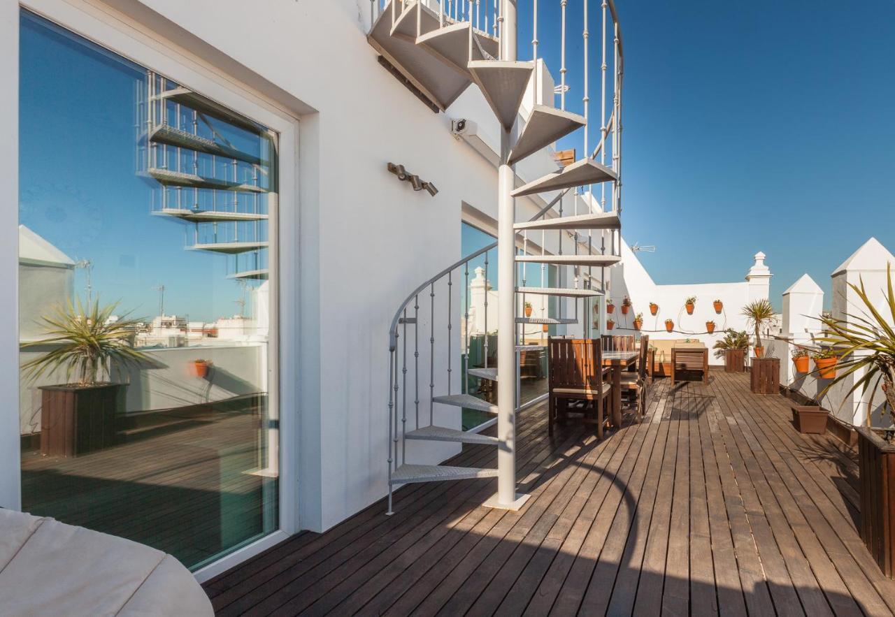 ***** Attic With Impressive Views And Jacuzzi Apartment Cadiz Ngoại thất bức ảnh