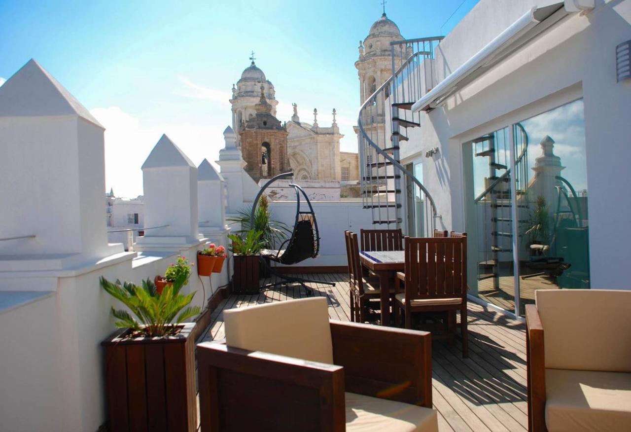 ***** Attic With Impressive Views And Jacuzzi Apartment Cadiz Ngoại thất bức ảnh